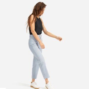 Everlane Lightweight Straight Leg Cropped Size 4 Light Horizon